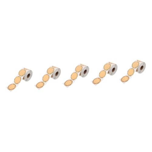 Zerodeko 5 Rollen Geschenkname Tag Verpackung Umschlagetikett Gruß Taschen Schlüsselanhänger Mit Etiketten Aufkleber Selbst Entfernbare Etiketten Klebrig Dekoration Kraftpapier Zerodeko 5 Rollen Geschenkname Tag Verpackung Umschlagetikett Gruß Taschen Schlüsselanhänger Mit Etiketten Aufkleber Selbst Entfernbare Etiketten Klebrig Dekoration Kraftpapier von Zerodeko