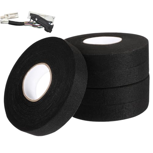 Zerodeko 5 Rollen Hochtemperatur Kabelbaum Klebeband Selbstklebendes Stoffband für Elektroinstallation für Automotor Kabelverlegung Hohe Klebekraft Lärmminderung Hitzeisolierend Zerodeko 5 Rollen Hochtemperatur Kabelbaum Klebeband Selbstklebendes Stoffband für Elektroinstallation für Automotor Kabelverlegung Hohe Klebekraft Lärmminderung Hitzeisolierend von Zerodeko