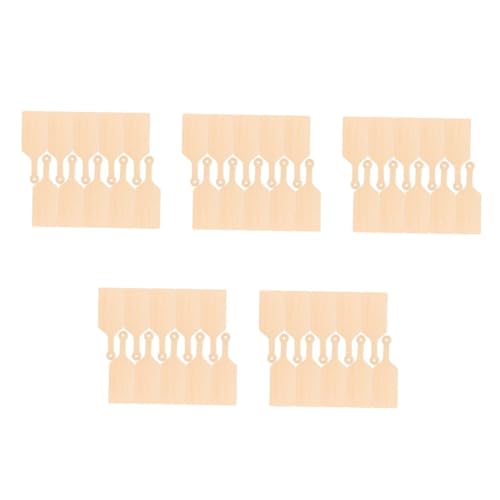Zerodeko 5 Sätze Mini Holz Schneidebrettchen Mit Griff Diy Zubehör Für Bastelprojekte Und Robuste Holzplatten Für Kreative Handarbeiten Und Partys 10 Stück * 5 von Zerodeko