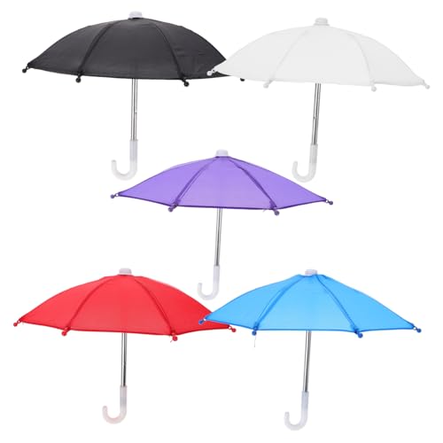 Zerodeko 5 Stück Mini- -Regenschirm-Modelle, Dekoration, Puppen-Regenschirm-Modell, Puppenhaus-zubehör von Zerodeko