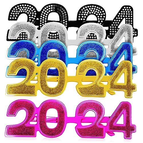 Zerodeko 5 Stück Neujahrs Partybrillen Lustige Zahlenbrillen mit Einzigartigem Design für Silvesterfeiern Leicht und Bequem aus Hochwertigem Gold Silber Blau Schwarz Zerodeko 5 Stück Neujahrs Partybrillen Lustige Zahlenbrillen mit Einzigartigem Design für Silvesterfeiern Leicht und Bequem aus Hochwertigem Gold Silber Blau Schwarz von Zerodeko