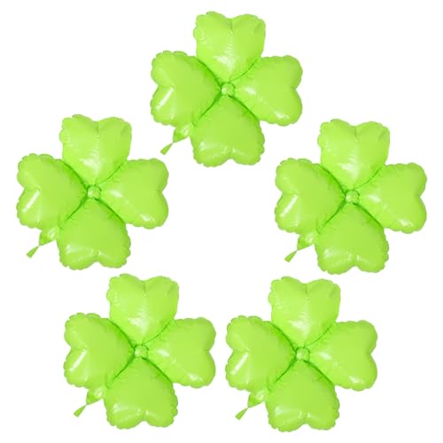 Zerodeko 5 Stück Teiliges Luftballons für Patrick's Day Dekoration Kreative Festtagsdeko für Drinnen und Draußen Robust und Wiederverwendbar Partyaccessoires von Zerodeko