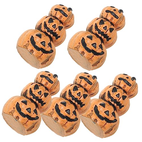 Zerodeko 5 Stück Teiliges Resin Mini Kürbis Deko Halloween Partyfigur Kreative Tischdekoration für Herbstfest und Wohnraumgestaltung Zerodeko 5 Stück Teiliges Resin Mini Kürbis Deko Halloween Partyfigur Kreative Tischdekoration für Herbstfest und Wohnraumgestaltung von Zerodeko