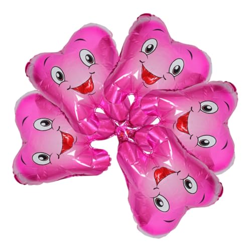 Zerodeko 5 Stück Teiliges Zahnballons für Shower Lustige Partydekoration mit Niedlichem Design für Geburtstagsfeiern und Babyduschen Einfache Handhabung und Festliche von Zerodeko