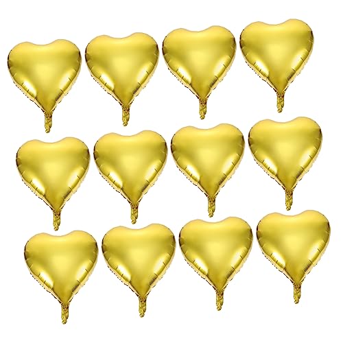 Zerodeko 50 Stück Goldene Herz Aluminium Folienballons für Hochzeit Valentinstag Party Dekoration Wiederverwendbar Praktische Layout Ballons Zerodeko 50 Stück Goldene Herz Aluminium Folienballons für Hochzeit Valentinstag Party Dekoration Wiederverwendbar Praktische Layout Ballons von Zerodeko