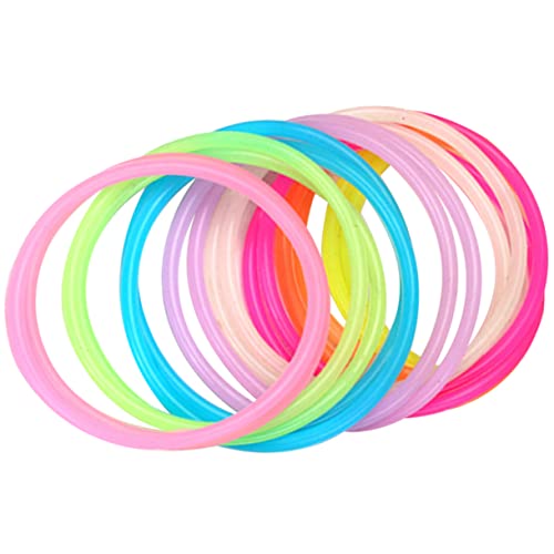 Zerodeko 50 Stück Leuchtende Silikon Armbänder Neon Jelly Armbänder für Kinderpartys Elastische Handgelenk Bänder für Festivals und Veranstaltungen Zerodeko 50 Stück Leuchtende Silikon Armbänder Neon Jelly Armbänder für Kinderpartys Elastische Handgelenk Bänder für Festivals und Veranstaltungen von Zerodeko