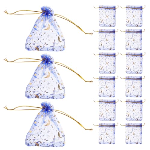 Zerodeko 50 Stück Organzasäckchen mit Kordelzug Mesh Geschenktaschen für Schmuck Süßigkeiten und Kleine Blau für Hochzeiten und Besondere Anlässe Zerodeko 50 Stück Organzasäckchen mit Kordelzug Mesh Geschenktaschen für Schmuck Süßigkeiten und Kleine Blau für Hochzeiten und Besondere Anlässe von Zerodeko