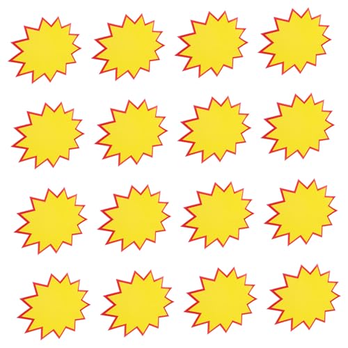 Zerodeko 50 Stück Preisschild Für Explosive Aufkleber Leer Preisschilder Einzelhandelsetiketten Klebrig Supermarkt Stichworte Farbig Klein Wiederverkauf Geschäfte Papier Yellow Zerodeko 50 Stück Preisschild Für Explosive Aufkleber Leer Preisschilder Einzelhandelsetiketten Klebrig Supermarkt Stichworte Farbig Klein Wiederverkauf Geschäfte Papier Yellow von Zerodeko
