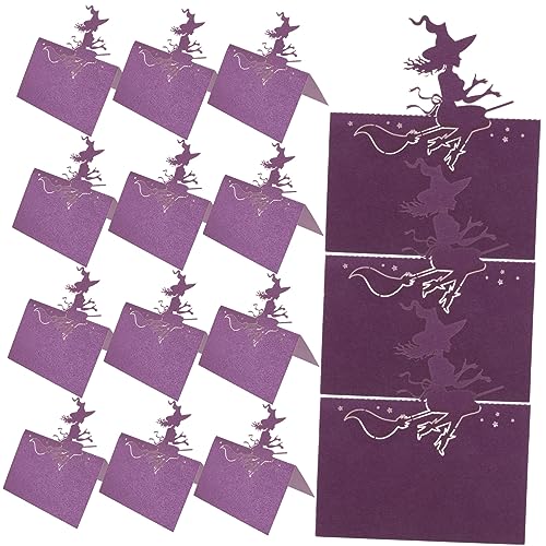 Zerodeko 50Stücke Halloween Tischkarten Für Tischdekoration Namenskarten Für Hochzeiten Und Partys Platzkarten Für Festliche Anlässe von Zerodeko