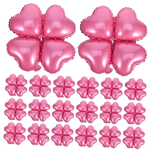 Zerodeko 50Stücke Herzballons mit Vierblättrigen Kleeblättern Rosa für Geburtstagsfeiern Hochzeiten und Valentinstag Wiederverwendbare Dekoration für Festliche Anlässe Zerodeko 50Stücke Herzballons mit Vierblättrigen Kleeblättern Rosa für Geburtstagsfeiern Hochzeiten und Valentinstag Wiederverwendbare Dekoration für Festliche Anlässe von Zerodeko