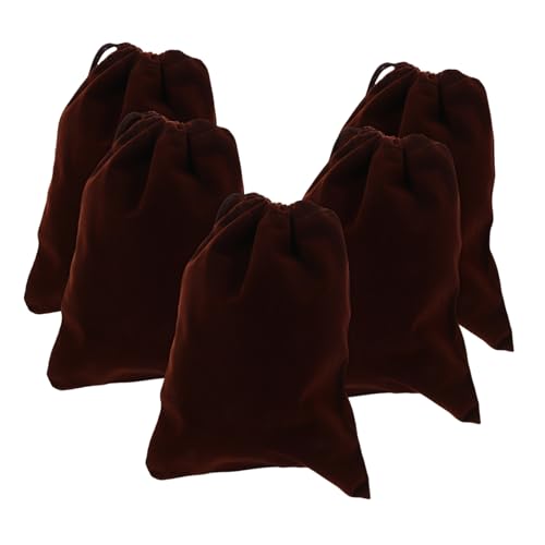 Zerodeko 5Stücke Geschenkkordelzug Taschen Für Schmuckaufbewahrung Für Ohrringe Halsketten Und Kleine Weiche Schmucksäcke Zur Organisation Zerodeko 5Stücke Geschenkkordelzug Taschen Für Schmuckaufbewahrung Für Ohrringe Halsketten Und Kleine Weiche Schmucksäcke Zur Organisation von Zerodeko