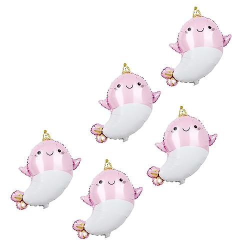 Zerodeko 5Stücke Narwal Ballons Für Geburtstagsfeiern Süße Tierballon Dekoration Für Partys Aluminiumfolie Zartem Für Kindergeburtstage Und Themenpartys Zerodeko 5Stücke Narwal Ballons Für Geburtstagsfeiern Süße Tierballon Dekoration Für Partys Aluminiumfolie Zartem Für Kindergeburtstage Und Themenpartys von Zerodeko