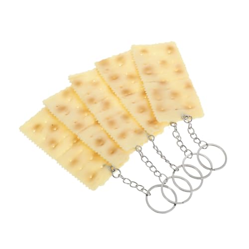 Zerodeko 5pcs Lebensee Soda Cracker Schlüsselbund Realistische Lebensmittel Schlüsselring Künstliche Kekse Schlüsselhalter Für Handtaschen -dekorationspunktezubehör Zerodeko 5pcs Lebensee Soda Cracker Schlüsselbund Realistische Lebensmittel Schlüsselring Künstliche Kekse Schlüsselhalter Für Handtaschen -dekorationspunktezubehör von Zerodeko