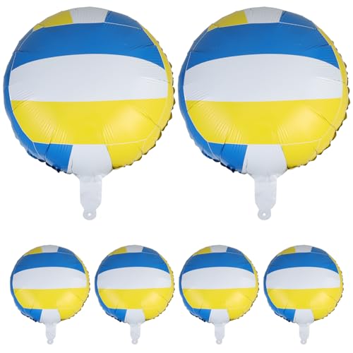 Zerodeko 6 Pcs Volleyballballons 18 Zoll Volleyball -Party -Dekorationen Runde Volleyballballons Für Geburtstagsfeierdekoration Zerodeko 6 Pcs Volleyballballons 18 Zoll Volleyball -Party -Dekorationen Runde Volleyballballons Für Geburtstagsfeierdekoration von Zerodeko