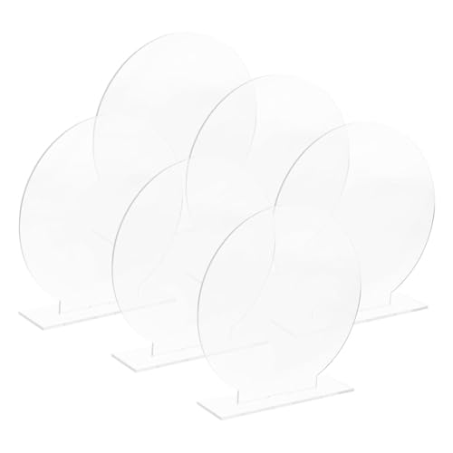 Zerodeko 6 Sätze Tischaufsteller Runde Leere Tischnummern für Hochzeiten Empfänge und Partys Wiederverwendbare Schilder zur Tischdekoration Diy Beschriftbar Design Zerodeko 6 Sätze Tischaufsteller Runde Leere Tischnummern für Hochzeiten Empfänge und Partys Wiederverwendbare Schilder zur Tischdekoration Diy Beschriftbar Design von Zerodeko