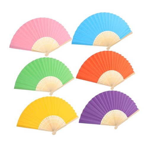 Zerodeko 6stücke Faltfächer Aus Papier Für Junge Mädchen Bunte Leere Japanische Fächer Zum Basteln Tanzen Partygeschenke Geeignet Zerodeko 6stücke Faltfächer Aus Papier Für Junge Mädchen Bunte Leere Japanische Fächer Zum Basteln Tanzen Partygeschenke Geeignet von Zerodeko