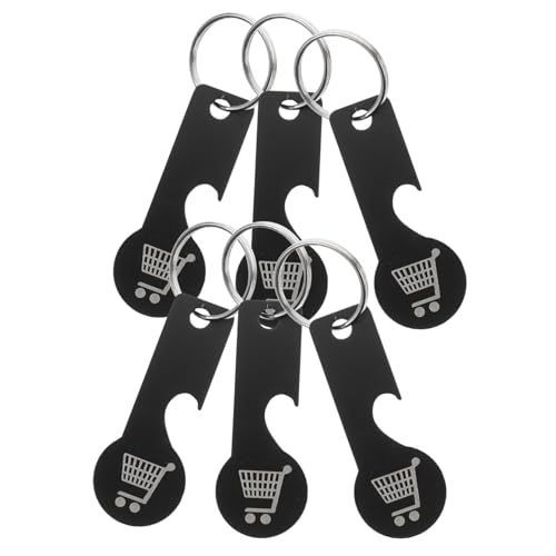 Zerodeko 6 Stück Einkaufswagenchip Schlüsselanhänger aus Praktischer Trolley Token für Supermärkte und Einkaufswagen als Schlüsselring und Dekoratives Accessoire Zerodeko 6 Stück Einkaufswagenchip Schlüsselanhänger aus Praktischer Trolley Token für Supermärkte und Einkaufswagen als Schlüsselring und Dekoratives Accessoire von Zerodeko