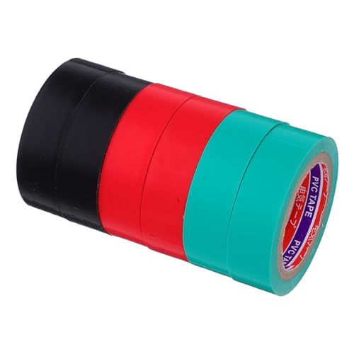 Zerodeko 6 Stück Isolierband Flexibles Flachkabelband Hochtemperaturband Wasserdichtes Band Für Den Außenbereich Dünnes Abdeckband Buntes Band Farbbänder Auto Heizband Klebeband Zerodeko 6 Stück Isolierband Flexibles Flachkabelband Hochtemperaturband Wasserdichtes Band Für Den Außenbereich Dünnes Abdeckband Buntes Band Farbbänder Auto Heizband Klebeband von Zerodeko