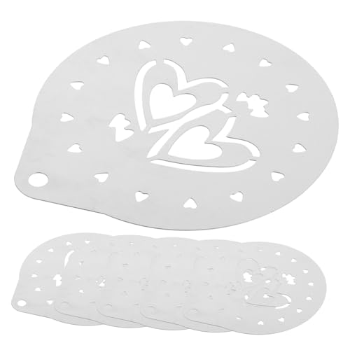Zerodeko 6 Stück Teiliges Pet Backschablonen für Muttertag Wiederverwendbare Kuchendeko Vielseitige Fondant und Kaffeepulver Stencils für DIY Backzubehör Einfach zu Verwenden Zerodeko 6 Stück Teiliges Pet Backschablonen für Muttertag Wiederverwendbare Kuchendeko Vielseitige Fondant und Kaffeepulver Stencils für DIY Backzubehör Einfach zu Verwenden von Zerodeko