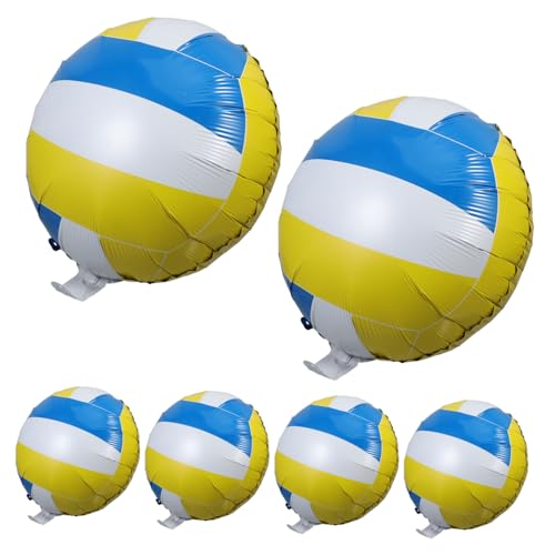 Zerodeko Volleyball-tischdekoration Große Aufblasbare Volleyball-ballons 6er-pack für Geburtstagsdekorationen Zerodeko Volleyball-tischdekoration Große Aufblasbare Volleyball-ballons 6er-pack für Geburtstagsdekorationen von Zerodeko