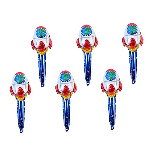 Zerodeko 6 Stück Weltraumthema Aluminium Folienballons für Geburtstagsfeiern Robuste Partydekoration für Kindergeburtstage und Feste Zerodeko 6 Stück Weltraumthema Aluminium Folienballons für Geburtstagsfeiern Robuste Partydekoration für Kindergeburtstage und Feste von Zerodeko
