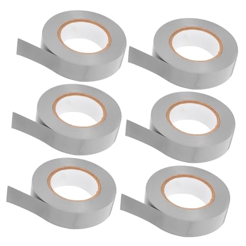 Zerodeko 6Rollen Pack Elektriker Klebeband Wasserdichtes Isolierband aus Stark Haftend für Elektrische Reparaturen Kabelschutz im Freien von Zerodeko
