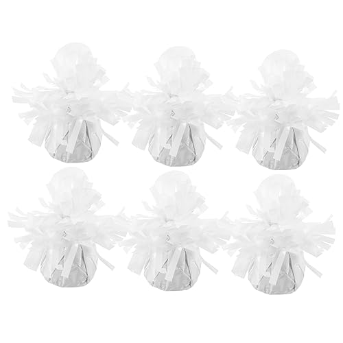 Zerodeko 6Stücke Ballon Gewichte für Hochzeiten und Partys Aluminiumfolie Ballonbeschwerer für Dekorationen Einfach zu Verwenden und Praktisch für Außeneinsatz Zerodeko 6Stücke Ballon Gewichte für Hochzeiten und Partys Aluminiumfolie Ballonbeschwerer für Dekorationen Einfach zu Verwenden und Praktisch für Außeneinsatz von Zerodeko