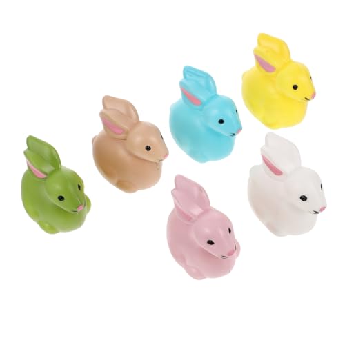 Zerodeko 6Stücke Festtierfigur Realistische Plastik Festtierdekoration Für Ostern Tierornamente Bunten Farben Für Osterfeiern Und Dekoration Zerodeko 6Stücke Festtierfigur Realistische Plastik Festtierdekoration Für Ostern Tierornamente Bunten Farben Für Osterfeiern Und Dekoration von Zerodeko