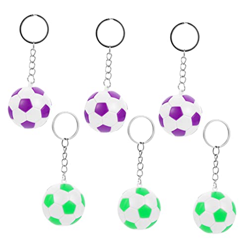 Zerodeko 6Stücke Fußball Schlüsselanhänger Schlüsselkettenanhänger Für Taschen Schlüssel Für Fußballfans Zerodeko 6Stücke Fußball Schlüsselanhänger Schlüsselkettenanhänger Für Taschen Schlüssel Für Fußballfans von Zerodeko