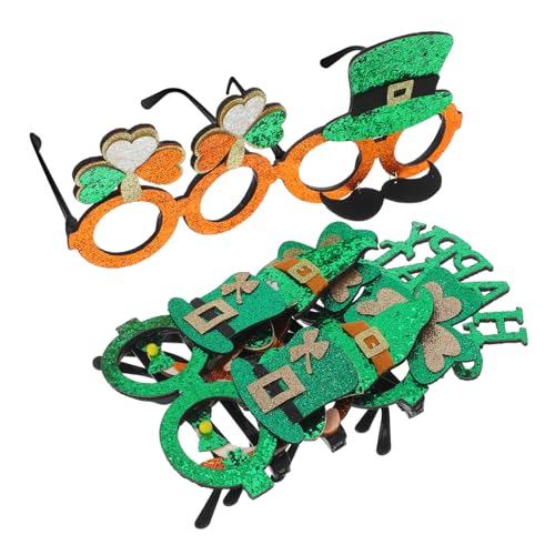 Zerodeko 7 Stück Teiliges Shamrock Sonnenbrillen für Saint Patrick Day Grüne Leprechaun Hut Brille Kinderkostüm Accessoires Dekorationen für Irische Feste Zerodeko 7 Stück Teiliges Shamrock Sonnenbrillen für Saint Patrick Day Grüne Leprechaun Hut Brille Kinderkostüm Accessoires Dekorationen für Irische Feste von Zerodeko