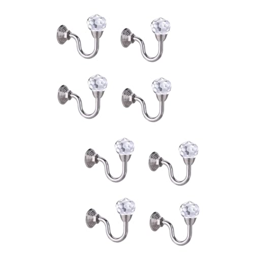 Zerodeko 8 STK Wandhaken an der Wand befestigter Quasten-Vorhang-Raffhaken Gardinenhalter Vorhanghalter Halterungen für Wandregale Vorhanghaltehaken Vorhanghaken mit Quaste Silver Zerodeko 8 STK Wandhaken an der Wand befestigter Quasten-Vorhang-Raffhaken Gardinenhalter Vorhanghalter Halterungen für Wandregale Vorhanghaltehaken Vorhanghaken mit Quaste Silver von Zerodeko