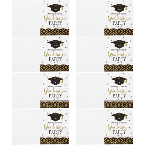 Zerodeko 8 Stück Einladungskarten zur Abschlussfeier Papierkarten für Graduierungsfeiern Praktische Einladungskarten für Unvergessliche Feiern Leicht zu Beschreiben Personalisieren Zerodeko 8 Stück Einladungskarten zur Abschlussfeier Papierkarten für Graduierungsfeiern Praktische Einladungskarten für Unvergessliche Feiern Leicht zu Beschreiben Personalisieren von Zerodeko