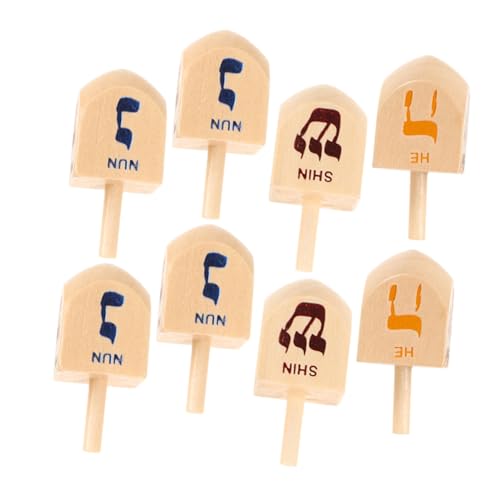 Zerodeko 8 Stück Kreisel Spinnenspielzeug Dreidel-Spiel Hanukkah Dreidel Kinderkreisel Dreidel Für Chanukka- Handgemachtes Kreiselspielzeug Bastelkreisel Holz Zerodeko 8 Stück Kreisel Spinnenspielzeug Dreidel-Spiel Hanukkah Dreidel Kinderkreisel Dreidel Für Chanukka- Handgemachtes Kreiselspielzeug Bastelkreisel Holz von Zerodeko