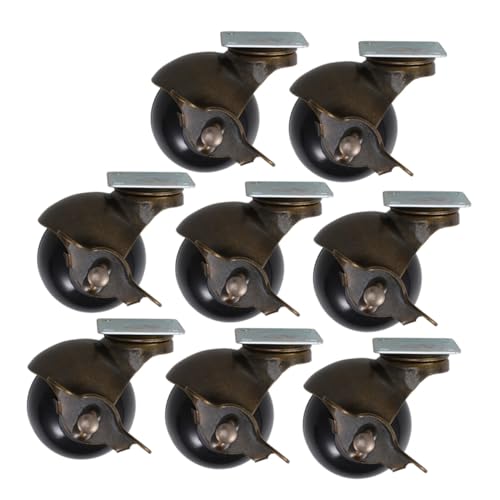 Zerodeko 8 Stück Teiliges Antike Möbelrollen mit Bremse Kugel lenkrollen Vintage Bronzefarben Geräuscharm Kratzfest Drehbar für Sofas Schränke Couchtische Möbelbeine Zerodeko 8 Stück Teiliges Antike Möbelrollen mit Bremse Kugel lenkrollen Vintage Bronzefarben Geräuscharm Kratzfest Drehbar für Sofas Schränke Couchtische Möbelbeine von Zerodeko