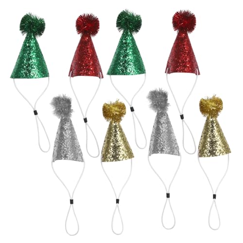 Zerodeko 8 Stück Teiliges Partyhüte mit Pompons für Geburtstag und Festival Hüte in Silber Rot Gold Grün Geeignet für Erwachsene Bunte Partydekoration Zerodeko 8 Stück Teiliges Partyhüte mit Pompons für Geburtstag und Festival Hüte in Silber Rot Gold Grün Geeignet für Erwachsene Bunte Partydekoration von Zerodeko