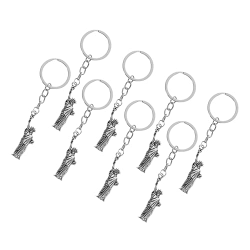 Zerodeko 8 Stück Teiliges Patriotischer Schlüsselanhänger Liberty Statue Anhänger für Taschen und Schlüsselbund Detailreiches Design Langlebig und Dekorativ als Andenken und Partygeschenk von Zerodeko