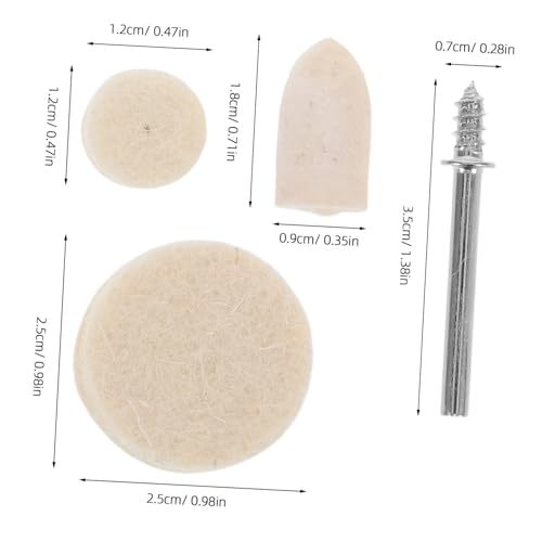 Zerodeko 88 Stück Teiliges Woll-polierscheiben-set Hochgeschwindigkeits-polierpads Präzisions-polierscheiben für Holz Metall Kunststoff Schmuck Diy-projekte Zerodeko 88 Stück Teiliges Woll-polierscheiben-set Hochgeschwindigkeits-polierpads Präzisions-polierscheiben für Holz Metall Kunststoff Schmuck Diy-projekte von Zerodeko