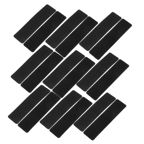 Zerodeko 96 Stück Teppichband für den Haushalt Teppichaufkleber für Teppiche Rutschfestes Klebeband für Teppiche Teppichgreifer für Teppiche Polyester Black von Zerodeko