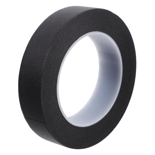 Zerodeko Abdeckband Malerei dünnes schwarzes Band Streifen dickes Klebeband Maskierung Bandbeschriftung Malerband Beschriftungsband Kunstband auto sprühband Papier Black von Zerodeko