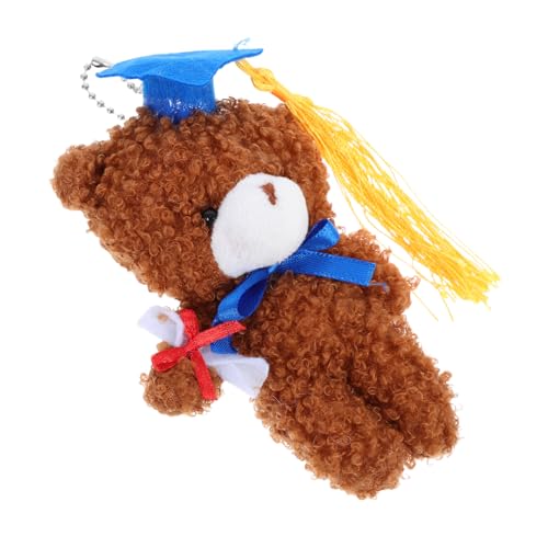 Zerodeko Abschlussbär Plüschspielzeug mit Absolventenhut Niedlicher Mini Stoffbär für Abschlussfeiern und Diy Schlüsselanhänger Perfektes Partygeschenk für Absolventen und Feierlichkeiten Zerodeko Abschlussbär Plüschspielzeug mit Absolventenhut Niedlicher Mini Stoffbär für Abschlussfeiern und Diy Schlüsselanhänger Perfektes Partygeschenk für Absolventen und Feierlichkeiten von Zerodeko