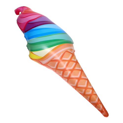 Zerodeko Aufblasbares Eiscreme PVC Eiscreme Requisiten für Partys und Feiern Langlebiges und Realistisches Dessert Dekorationszubehör für Erwachsene für und Außenanwendungen von Zerodeko