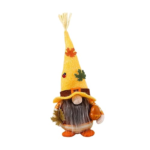 Zerodeko Babypuppe Der Zweiten Generation GNOME-Festival-Ornament Zwerg Herbst Rudolph Schreibtisch-Spielzeug Urlaubszauber Handgefertigte Schönheit Festliche Stimmung von Zerodeko