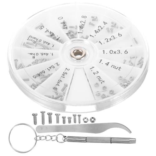 Zerodeko Brillen Reparatur Kit Teilig mit Schrauben aus Schraubendreher und Pinzette Kompaktes Aufbewahrungsbox Universelles Werkzeugset für Uhren und Brillen Zuhause Reparieren Zerodeko Brillen Reparatur Kit Teilig mit Schrauben aus Schraubendreher und Pinzette Kompaktes Aufbewahrungsbox Universelles Werkzeugset für Uhren und Brillen Zuhause Reparieren von Zerodeko