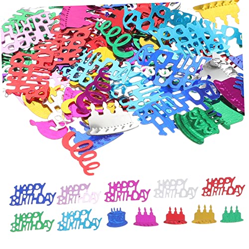 Zerodeko Bunte Happy Birthday Pailletten Streudeko für Geburtstagstisch Geburtstagsfeier Dekoration Glitzernde Konfetti für Frauen Männer Sichere und Langlebige Partydeko Zerodeko Bunte Happy Birthday Pailletten Streudeko für Geburtstagstisch Geburtstagsfeier Dekoration Glitzernde Konfetti für Frauen Männer Sichere und Langlebige Partydeko von Zerodeko