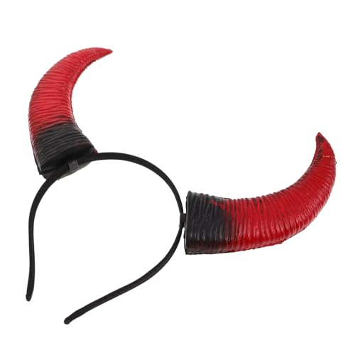 Zerodeko Dämonen-haarreif mit Ziegenhörnern Halloween Cosplay Stirnband für Damen und Herren Robuste und Realistische Hörner Vielseitiges Party Karnevalsaccessoire Passend für Altersgruppen Zerodeko Dämonen-haarreif mit Ziegenhörnern Halloween Cosplay Stirnband für Damen und Herren Robuste und Realistische Hörner Vielseitiges Party Karnevalsaccessoire Passend für Altersgruppen von Zerodeko