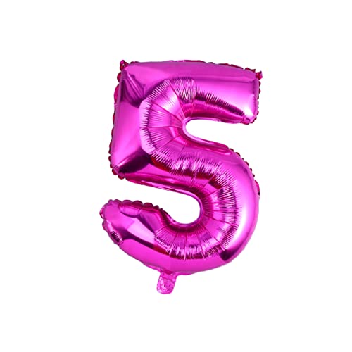 Zerodeko Digitale Folie Ballons Dekorationen Gold Geburtstag Große Anzahl Rosy von Zerodeko