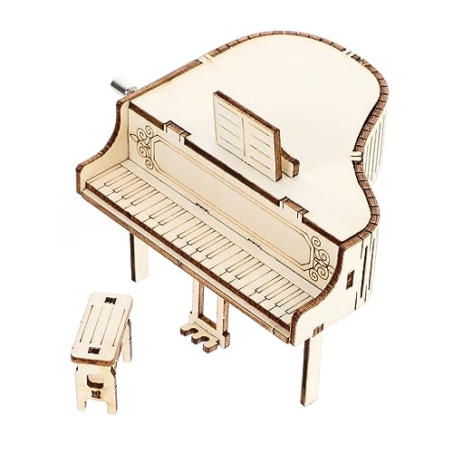 Zerodeko Diy Klavier-spieluhr Aus Holz Handkurbel Spieluhr Für Heimwerker Schreibtisch-dekoration Tischdekoration Für Fensterbänke Und Regale Zerodeko Diy Klavier-spieluhr Aus Holz Handkurbel Spieluhr Für Heimwerker Schreibtisch-dekoration Tischdekoration Für Fensterbänke Und Regale von Zerodeko