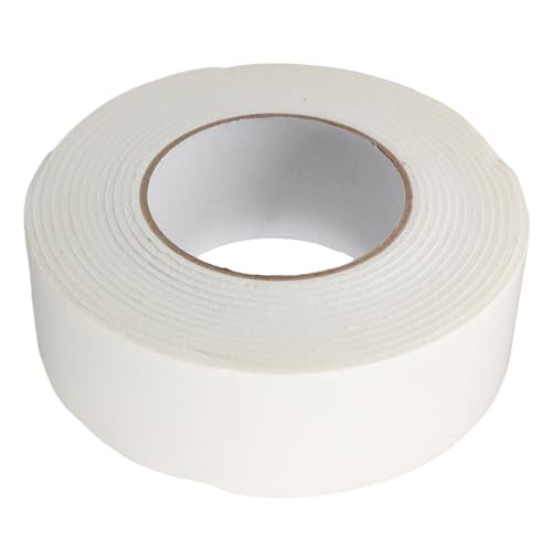Zerodeko Doppelseitiges Klebeband Auto Sicheres Klebeband Außen Hochleistungsklebeband Hochleistungs-packband Doppelklebeband Zweiseitiger Hochleistungsband Montageband Formband Weiß Schaum von Zerodeko