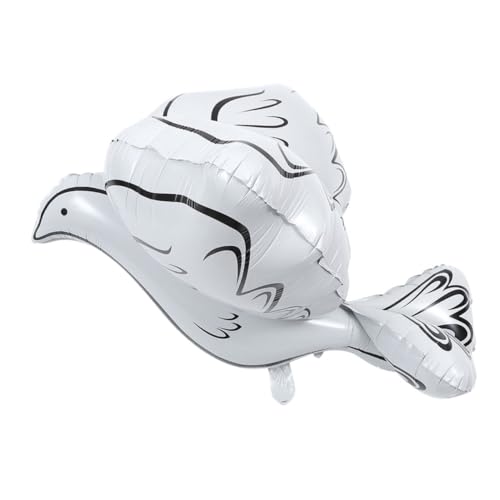 Zerodeko Dove Balloon Weißer Tauben Aluminium Folienballon für Hochzeiten und Gedenkfeiern Dekorative Partyballons für Fotos und Veranstaltungen von Zerodeko