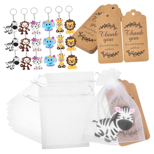 Zerodeko Dschungeltiere Schlüsselanhänger Set Teilig Cartoon Tieranhänger Robust Niedlich Geburtstag Party Deko Mitgebsel Waldtiere für Rucksack Zubehör Zerodeko Dschungeltiere Schlüsselanhänger Set Teilig Cartoon Tieranhänger Robust Niedlich Geburtstag Party Deko Mitgebsel Waldtiere für Rucksack Zubehör von Zerodeko